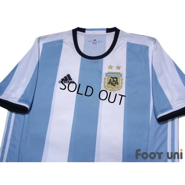 Photo3: Argentina 2016 Home Shirt Jersey