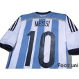 Photo4: Argentina 2014 Home Shirt #10 Messi FIFA World Cup Brazil Model