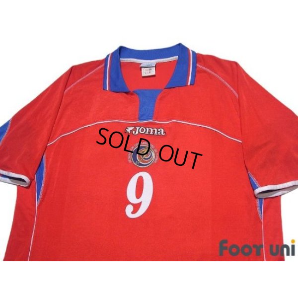 Photo3: Costa Rica 2002 Home Shirt Jersey #9 Paulo Wanchope FIFA World Cup Korea Japan Model