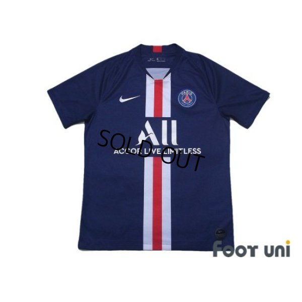 Photo1: Paris Saint Germain 2019-2020 Home Shirt Jersey