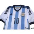 Photo3: Argentina 2014 Home Shirt #10 Messi FIFA World Cup Brazil Model (3)