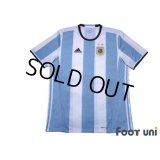 Argentina 2016 Home Shirt Jersey