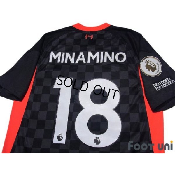 Photo4: Liverpool 2020-2021 Third Shirt Jersey #18 Takumi Minamino Premier League Champion 2019-2020 Patch/Badge w/tags