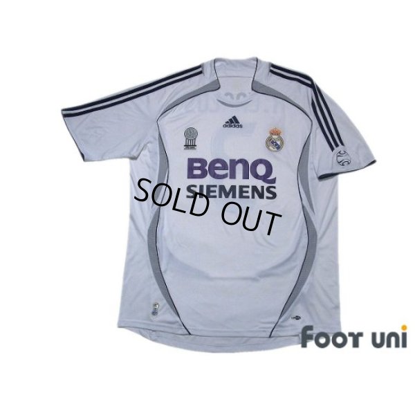 Photo1: Real Madrid 2006-2007 Home Shirt Jersey #3 Roberto Carlos