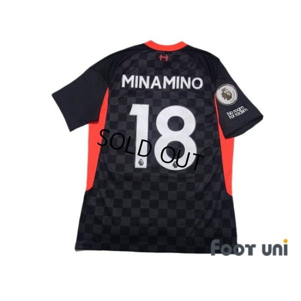 Photo2: Liverpool 2020-2021 Third Shirt Jersey #18 Takumi Minamino Premier League Champion 2019-2020 Patch/Badge w/tags