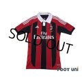 AC Milan 2012-2013 Home Authentic Techfit Shirt Jersey