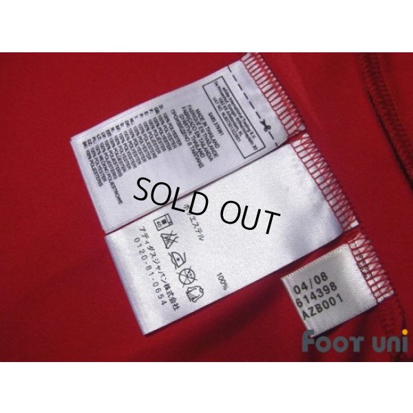 Photo8: Spain Euro2008 Home Shirt Jersey #7 David Villa