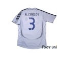 Photo2: Real Madrid 2006-2007 Home Shirt Jersey #3 Roberto Carlos (2)