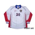 Photo1: Russia 1997 Home Long Sleeve Shirt Jersey #20 (1)