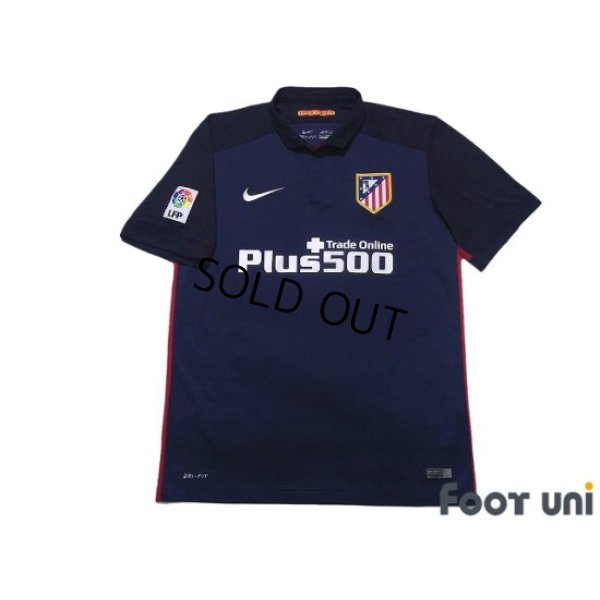 Photo1: Atletico Madrid 2015-2016 Away Shirt Jersey LFP Patch/Badge