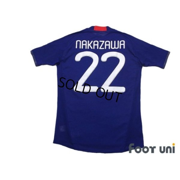 Photo2: Japan 2010 Home Authentic Shirt Jersey #22 Yuji Nakazawa Matchday Print w/tags