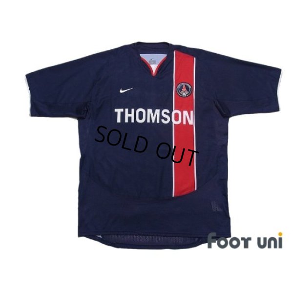 Photo1: Paris Saint Germain 2003-2004 Home Shirt Jersey