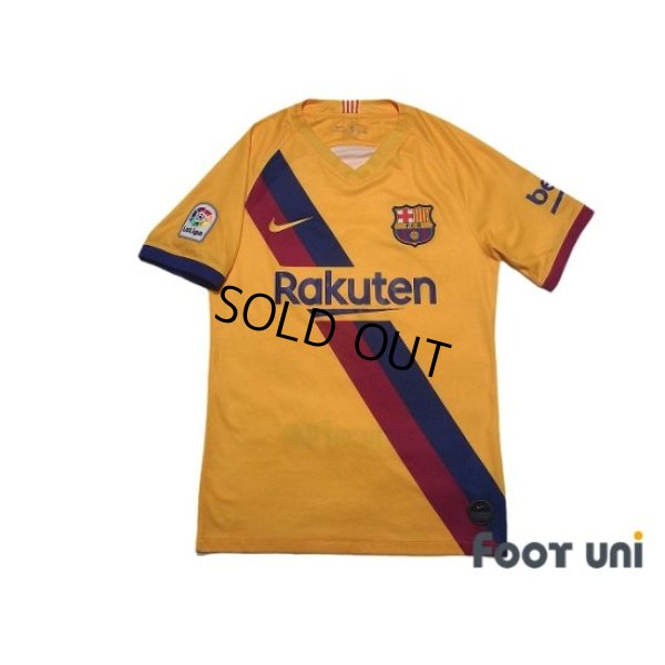 Photo1: FC Barcelona 2019-2020 Away Shirt Jersey La Liga Patch/Badge