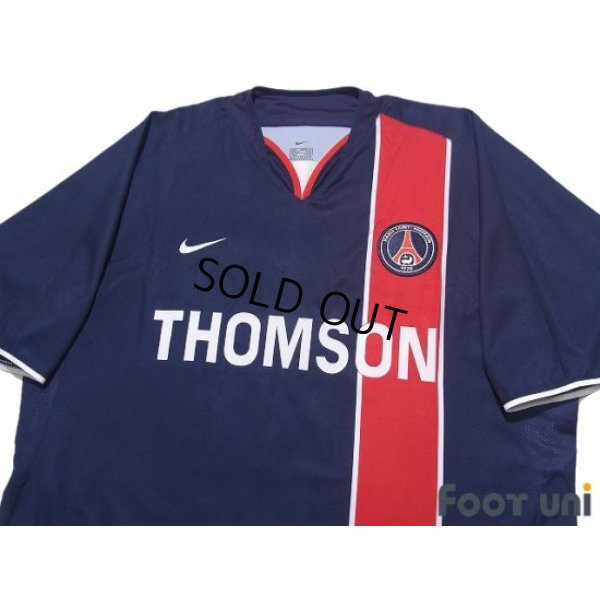 Photo3: Paris Saint Germain 2003-2004 Home Shirt Jersey