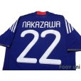 Photo4: Japan 2010 Home Authentic Shirt Jersey #22 Yuji Nakazawa Matchday Print w/tags