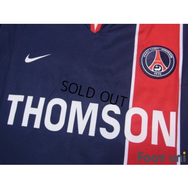 Photo6: Paris Saint Germain 2003-2004 Home Shirt Jersey