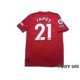 Photo2: Manchester United 2020-2021 Home Shirt #21 Daniel James (2)