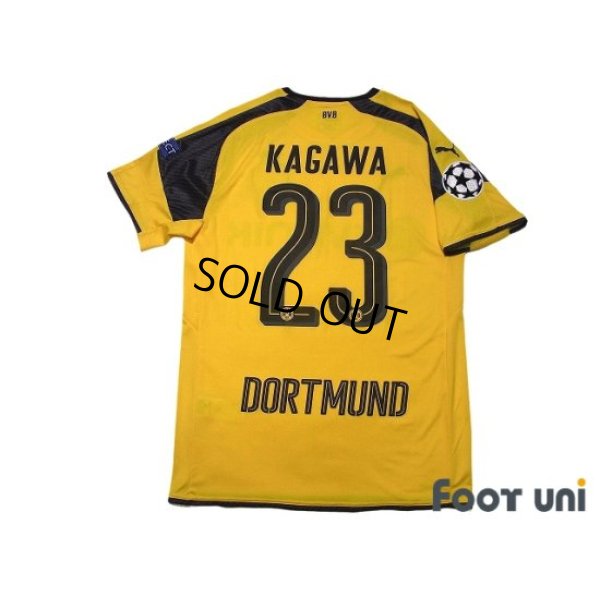 Photo2: Borussia Dortmund 2016-2017 Home Shirt #23 Shinji Kagawa w/tags