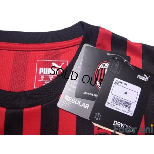 Photo5: AC Milan 2019-2020 Home Shirt #21 Ibrahimović