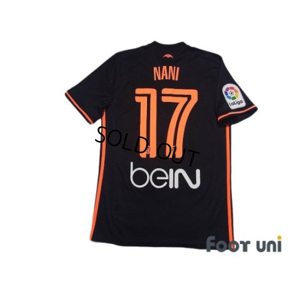 Photo2: Valencia 2016-2017 Away Shirt #17 Nani La Liga Patch/Badge