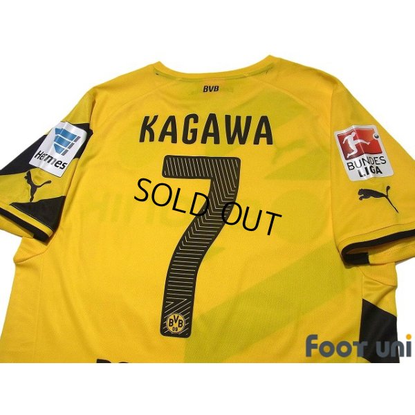 Photo4: Borussia Dortmund 2014-2015 Home Shirt #7 Shinji Kagawa Bundesliga Patch/Badge w/tags