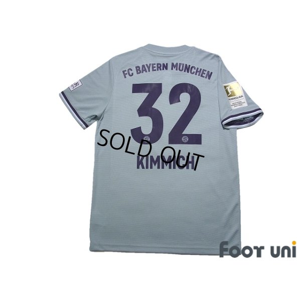 Photo2: Bayern Munchen 2018-2019 Away Shirt #32 Joshua Kimmich w/tags