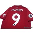 Photo4: Liverpool 2018-2019 Home Shirt #9 Firmino Premier League Patch/Badge w/tags