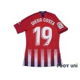 Photo2: Atletico Madrid 2018-2019 Home Authentic Shirt #19 Diego Costa w/tags (2)