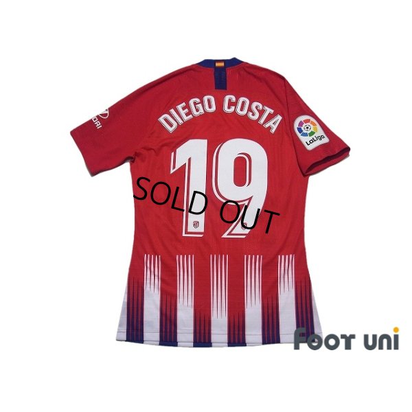 Photo2: Atletico Madrid 2018-2019 Home Authentic Shirt #19 Diego Costa w/tags