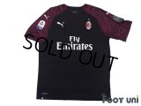 AC Milan 2018-2019 Third Shirt #13 Alessio Romagnoli Lega Calcio Patch/Badge