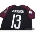 Photo4: AC Milan 2018-2019 Third Shirt #13 Alessio Romagnoli Lega Calcio Patch/Badge