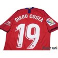 Photo4: Atletico Madrid 2018-2019 Home Authentic Shirt #19 Diego Costa w/tags (4)