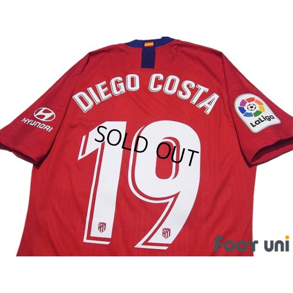 Photo4: Atletico Madrid 2018-2019 Home Authentic Shirt #19 Diego Costa w/tags