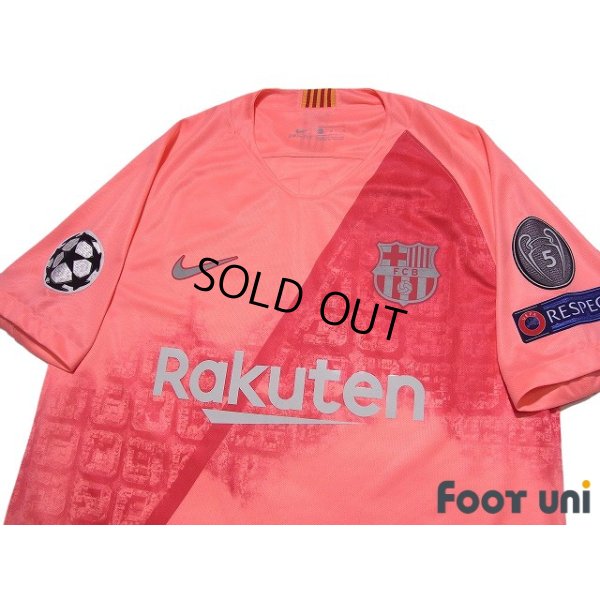 Photo3: FC Barcelona 2018-2019 3rd Shirt #9 Suarez Champions League Patch/Badge