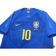 Photo3: Brazil 2018 Away Shirt #10 Neymar Jr