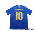 Photo2: Brazil 2018 Away Shirt #10 Neymar Jr (2)