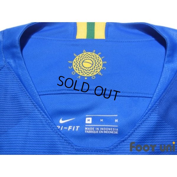 Photo5: Brazil 2018 Away Shirt #10 Neymar Jr