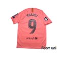 Photo2: FC Barcelona 2018-2019 3rd Shirt #9 Suarez Champions League Patch/Badge (2)