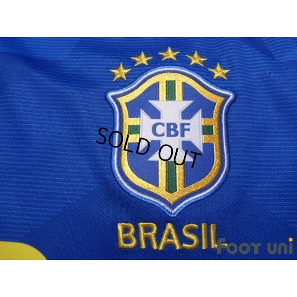 Photo6: Brazil 2018 Away Shirt #10 Neymar Jr