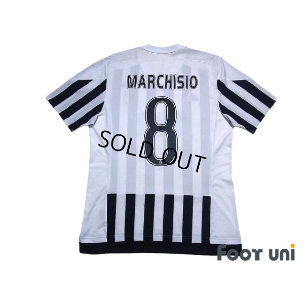 Photo2: Juventus 2015-2016 Home Shirt #8 Claudio Marchisio