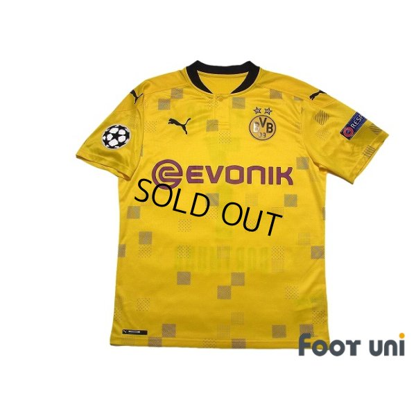 Photo1: Borussia Dortmund 2020-2021 Home Shirt #7 Jadon Sancho Cup model