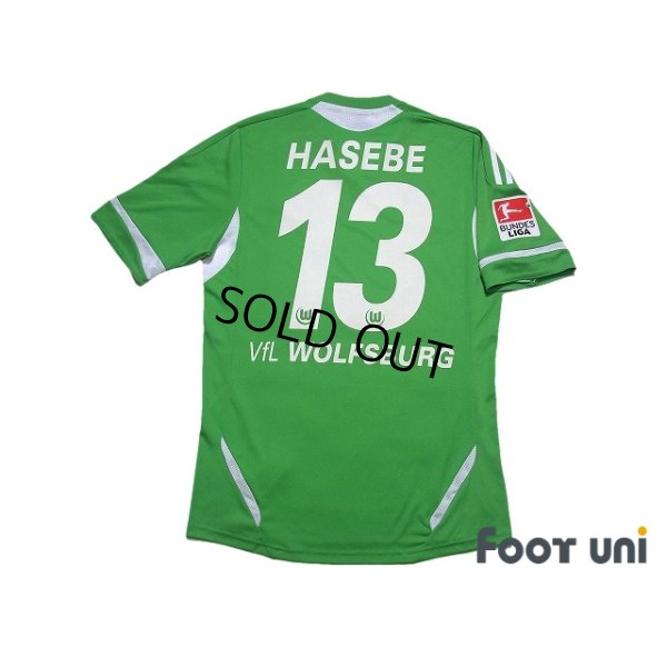 Photo2: VfL Wolfsburg 2011-2012 Home Shirt #13 Makoto Hasebe Bundesliga Patch/Badge