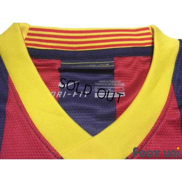 Photo5: FC Barcelona 2013-2014 Home Shirt #10 Lionel Messi LFP Patch/Badge
