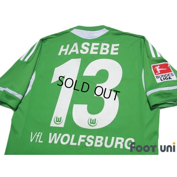 Photo4: VfL Wolfsburg 2011-2012 Home Shirt #13 Makoto Hasebe Bundesliga Patch/Badge
