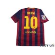 Photo2: FC Barcelona 2013-2014 Home Shirt #10 Lionel Messi LFP Patch/Badge (2)