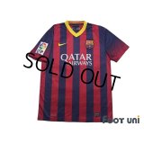 FC Barcelona 2013-2014 Home Shirt #10 Lionel Messi LFP Patch/Badge