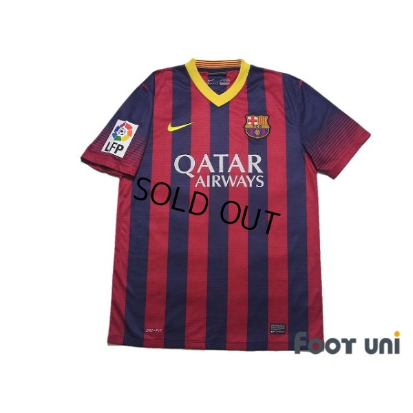 FC Barcelona 2013-2014 Home Shirt Lionel Messi LFP Patch/Badge - Footuni