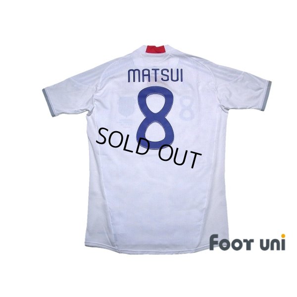 Photo2: Japan 2010 Away Authentic Shirt #8 Daisuke Matsui