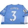 Photo4: Manchester City 2021-2022 Home Shirt #3 Ruben Dias Premier League Patch/Badge