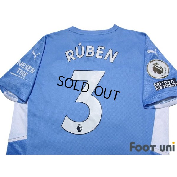 Photo4: Manchester City 2021-2022 Home Shirt #3 Ruben Dias Premier League Patch/Badge